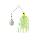 Strike King Micro-King Single Colorado Spinnerbait 1/16oz Chartreuse Head Chartreuse/Lime Skirt Nickel - Strike King