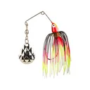 Strike King Mini-King Single Colorado Spinnerbait 1/8oz Black Chartreuse White Red Nickel - Strike King