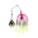 Strike King Mini-King Single Colorado Spinnerbait 1/8oz Pink Red Blk Wht Chrt Nickel - Strike King