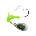 Road Runner Weedless Barbed Head 1/16oz Underspin Jighead Chartreuse - Road Runner