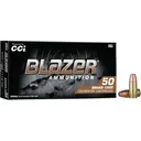 Blazer Brass 9mm Luger Ammo 147 Grain Full Metal Jacket Case of 1000 (20 Boxes of 50) - Blazer