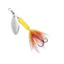 Blue Fox Whip Tail Deep Runner Inline Spinner 1/4oz Orange Chartreuse Silver - Blue Fox