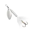 Blue Fox Whip Tail Deep Runner Inline Spinner 1/8oz White Silver - Blue Fox