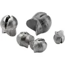 Bullet Weights Reusable Split Shot #0 Lead Natural 7PK - Bullet Weights