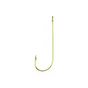 Eagle Claw Aberdeen Light Wire Non-Offset Hook #6 Gold 10PK - Eagle Claw