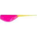 Crappie Magnet Slab Magnet Grub Pink/Chartreuse - Crappie Magnet