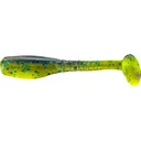 Big Bite Baits Swimming Crappie Minnr Grub Junebug/Chartreuse - Big Bite Baits