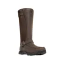 Danner Men's Sharptail  17" Waterproof Snake Boots Leather/Synthetic Dark Brown 8.5 D - Danner