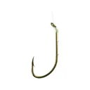 Eagle Claw Snelled Baitholder Hook #4 Bronze 6PK - Eagle Claw