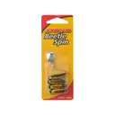 Johnson Beetle Spin 1/32oz Black Yellow Stripe/Red Belly Nickel - Johnson
