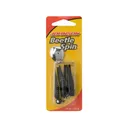 Johnson Beetle Spin 1/8oz Black Yellow Stripe/Red Belly Nickel - Johnson