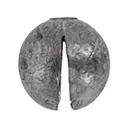 Eagle Claw Round Split Shot #7 Lead Natural 30PK - Eagle Claw