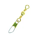 Eagle Claw Barrel Swivel w/Safety Snap #3 - Eagle Claw