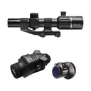 Burris BTC35 V3 Thermal Clip On 400x300 Resolution with RT6 Rifle Scope 1-6x 24mm Illuminated Ballistic AR Reticle Matte Black - Burris Optics