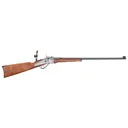 Pedersoli Sharps Small Betsy Single Shot Rifle 357 Magnum 24" Blued Barrel Silver Frame Walnut Straight Grip Stock - Pedersoli