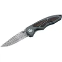 Boker Knives Leopard Damascus I Pocket Knife 3.54" Spear Point Damascus Blade Aluminum Handle Gray - Boker