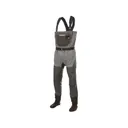 Simms Men's G3 Guide Uninsulated Breathable Stocking Foot Chest Waders Gunmetal Medium King (9-11) - Simms
