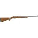 Ruger American Bolt Action Rifle 22 Long Rifle 22" Stainless Barrel Stainless Frame Walnut Field Stock Iron Sights - Ruger