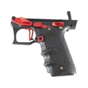 TandemKross Cthulhu Lower For Ruger Mark IV 22/45 Black Frame with Red Accessories - TANDEMKROSS
