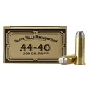 Black Hills Cowboy Action 44-40 WCF Ammo 200 Grain Flat Nose Case of 500 (10 Boxes of 50) - Black Hills