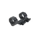 American Defense Delta QD 1-Piece Cantilever Picatinny Scope Mount 20 MOA 30mm Rings Standard Lever Matte Black - American Defense