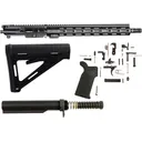 AR-STONER AR-15 Enhanced Build Kit with Upper Receiver Assembly 7.62x39mm 16" Barrel Carbine Length 15" M-LOK Handguard, Complete Lower Parts Kit with Magpul MOE Furniture Black - AR-STONER