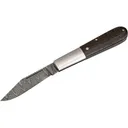 Boker Knives Barlow M4 Sherman Pocket Knife 2.44" Clip Point Damascus Blade Micarta Handle Brown - Boker