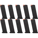 Glock 43X, 48 Magazine 9mm Luger 10-Round Polymer Black 10PK - Glock