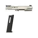 Kimber Rimfire Target Conversion Kit with Adjustable Sights 1911 Government 22 Long Rifle Silver 10-Round Magazine - Kimber