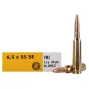 Sellier & Bellot 6.5x55mm Swedish Mauser Ammo 140 Grain Full Metal Jacket Case of 400 - Sellier & Bellot
