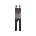 Simms Men's Freestone Uninsulated Breathable Stocking Foot Chest Waders Smoke Medium (9-11) - Simms