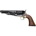 Pietta 1860 Army Sheriff Black Powder Revolver 44 Caliber 5.5" Blued Barrel Case Hardened Frame Walnut Grip - Pietta