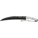TOPS Knives X16 Ginunting Fixed Blade Knife 15.75" Hawkbill 1095 Black Traction Blade Linen Micarta Handle Black - Tops Knives