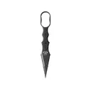 Skallywag Tactical Guardian Fixed Blade Knife 4" Partially Serrated Dagger D2 Black Blade G-10 Handle Black - Skallywag Tactical