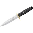 Boker Knives Applegate-Fairbairn Combat II Fixed Blade Knife 5.91" Dagger 440C Satin Blade Synthetic Handle Black - Boker