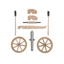 Traditions Mini Napoleon III Black Powder Cannon Kit 50 Caliber Steel Barrel Hardwood Carriage - Traditions Firearms