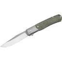 Boker Knives TRPPR Pocket Knife 3.23" Drop Point CPM MagnaCut Satin Blade Micarta Handle Green - Boker