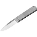 Boker Knives BRLW Pocket Knife 2.56" Clip Point CPM MagnaCut Satin Blade Titanium Handle Gray - Boker