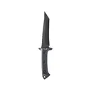 Skallywag Tactical Riptide Fixed Blade Knife 6.35" Tanto Point D2 Black PVD Blade G-10 Handle Black - Skallywag Tactical
