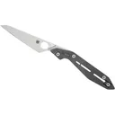 Spyderco NAND Pocket Knife 3.19" Wharncliffe M398 Satin Blade Titanium Handle Gray - Spyderco