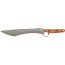 TOPS Knives Lilith Machete 13.5" Drop Point 1095 Gray Blade Canvas Micarta Handle Tan - TOPS Knives