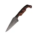Stroup Knives Bravo 5 Fixed Blade Knife 3.5" Clip Point 1095 Forged Blade Wood Handle Rosewood - Stroup Knives