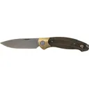 GiantMouse ACE Farley V2 Pocket Knife 2.75" Drop Point ELMAX Stonewashed Blade Canvas Micarta Handle Green - Giantmouse