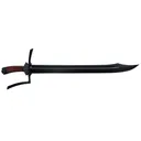 Cold Steel MAA Messer Sword 22" 1090 High Carbon Steel Blade Steel Handle Black - Cold Steel