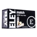 Eley Match EPS 22LR Ammo 40 Grain Flat Nose Box of 500 (10 Boxes of 50) - Eley