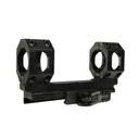 American Defense Scout-S QD 1-Piece Picatinny Scope Mount 1" Rings AR-15 Matte Black - American Defense