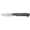 White River Knives Small Game Fixed Blade Knife 2.62" Drop Point CPM MagnaCut Stonewashed Blade Micarta Handle Black - White River Knives