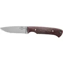 White River Knives Hunter Fixed Blade Knife 3.5" Drop Point CPM S35VN Stonewashed Blade Burlap Micarta Handle Natural - White River Knives