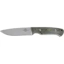 White River Knives Hunter Fixed Blade Knife 3.5" Drop Point CPM S35VN Stonewashed Blade Linen Micarta Handle Olive Drab - White River Knives