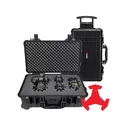 Eylar Carry On Roller Hard Case with Ragar XP Crosslinked Foam Insert 22" Black - Eylar
